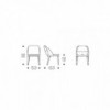 Silla Mariel de Cattelan Italia. Sillas de diseño italiano. Sillas modernas.