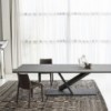 Silla Lisbona Desalto. Silla tapizada de diseño italiano para salones.
