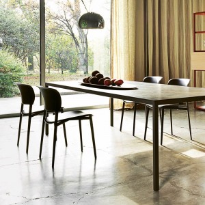 Silla Ply Tapizada Cuero Desalto. Muebles modernos de diseño italiano.