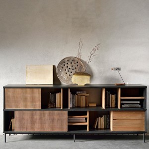 Aparador Oscar de Ethnicraft. Muebles modernos macizos. Aparador de salón.