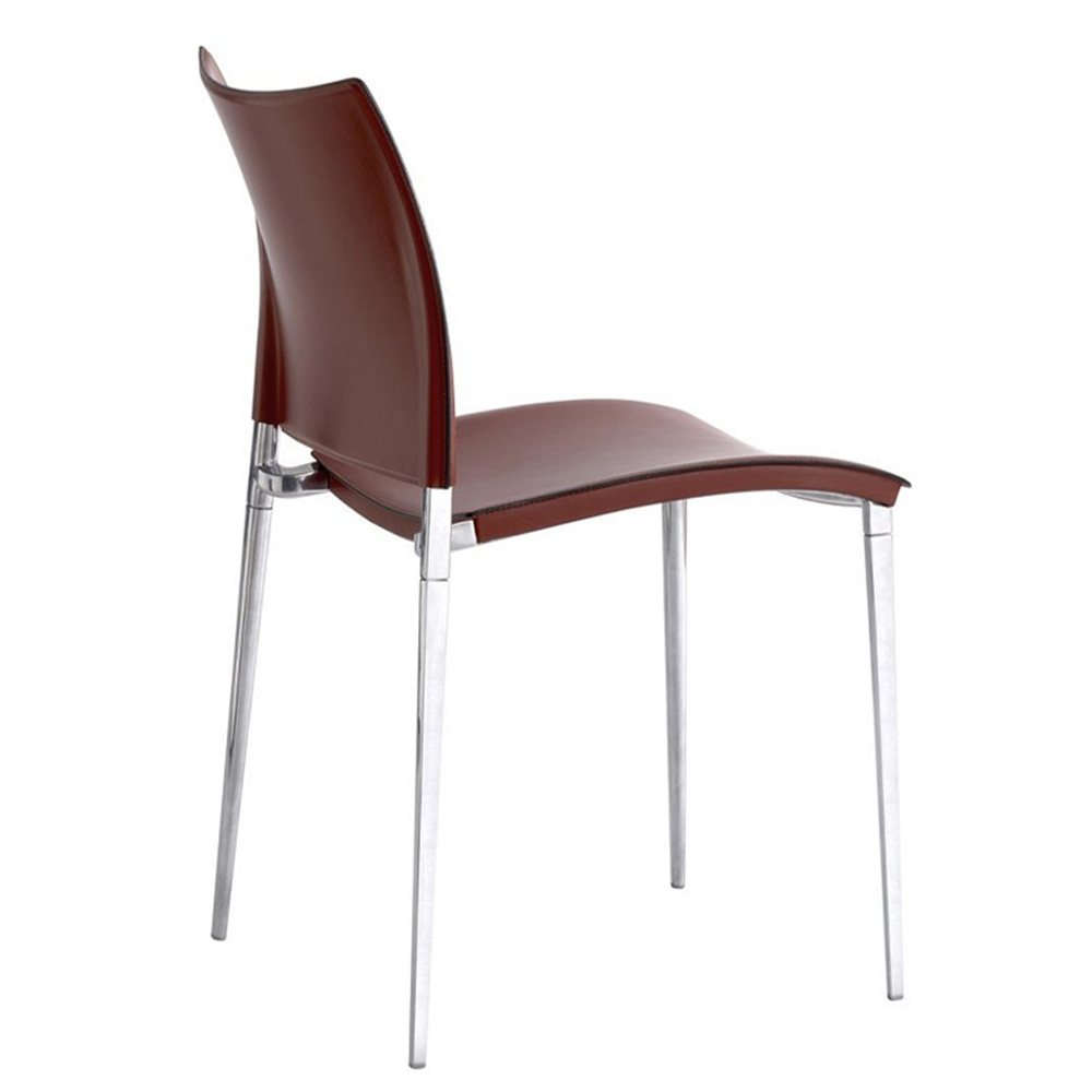 Silla original Sand Cuero Desalto para comedor de Desalto. Sillas modernas.