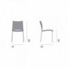 Silla original Sand Cuero Desalto para comedor de Desalto. Sillas modernas.