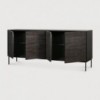4 puertas: 202x45x87h cm
