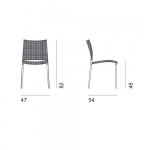 Silla Sand Air de Desalto. Sillas de diseño italiano. Muebles modernos.