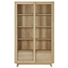 VitrinaWave de Ethnicraft. Muebles modernos macizos. Vitrina de salón.