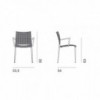 Silla Sand Air Brazos Desalto. Sillas de diseño italiano. Muebles modernos.