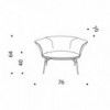 Sillón Moon Driade. Mueble de diseño moderno ideal para hogares, de interiores.