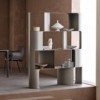 Estantería Fulham de Cattelan Italia. Estantería en madera lacada o nogal.