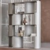 Estantería Fulham de Cattelan Italia. Estantería en madera lacada o nogal.
