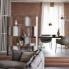 Estantería Fulham de Cattelan Italia. Estantería en madera lacada o nogal.