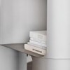 Estantería Fulham de Cattelan Italia. Estantería en madera lacada o nogal.