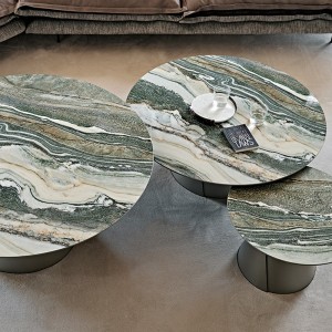 Mesa auxiliar Albert Keramik Cattelan Italia. Mesas auxiliares de diseño.