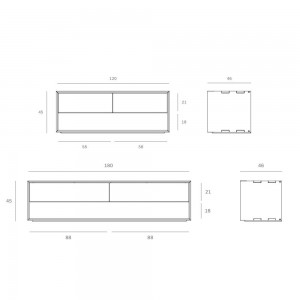 Mueble TV Nordic Ethnicraft