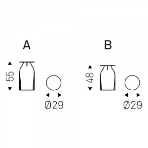 Mesa auxiliar Penguin Cattelan Italia