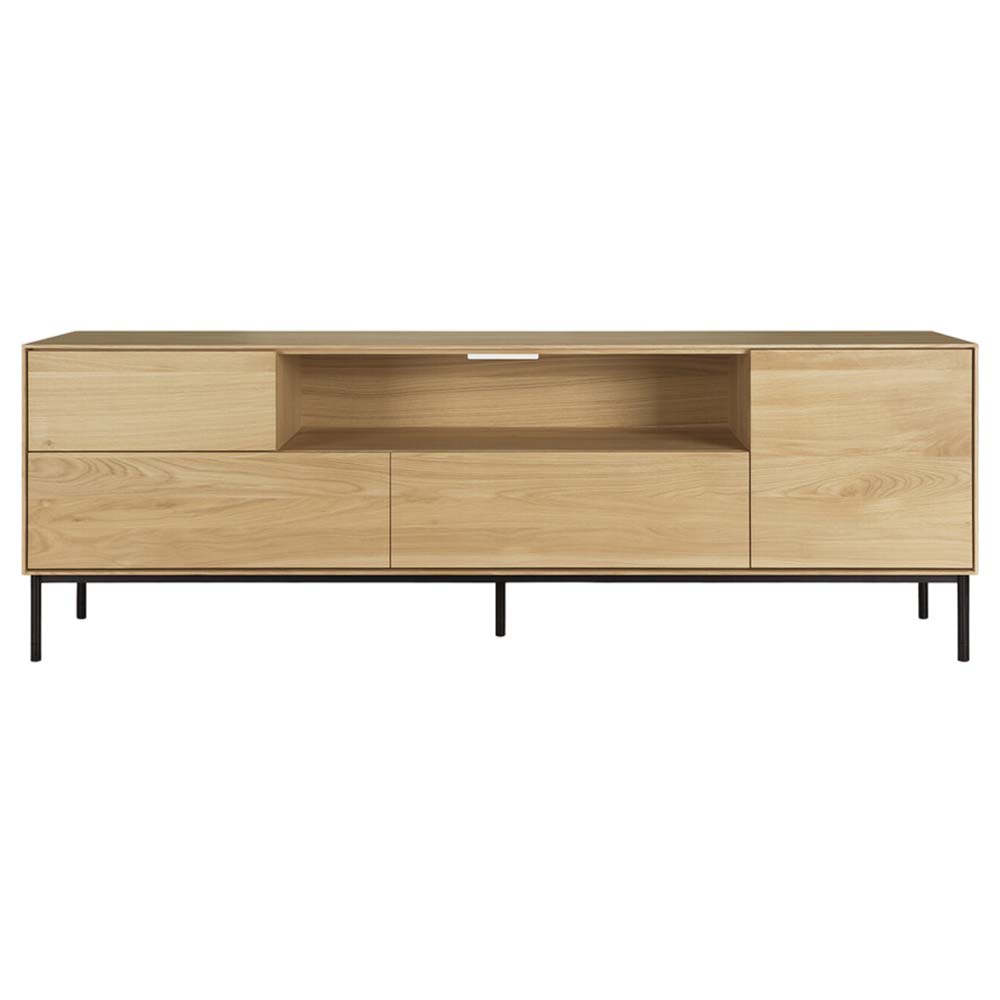Mueble TV Whitebird de Ethnicraft. Muebles modernos macizos. Mueble TV de salón.