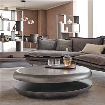 Mesa centro Yo-yo Brushed de Cattelan Italia. Mesas de centro modernas.