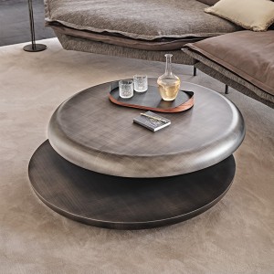 Mesa centro Yo-yo Brushed de Cattelan Italia. Mesas de centro modernas.