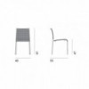 Silla de diseño Sand Light para comedor de Desalto. Muebles de diseño.