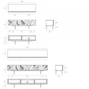 Mueble TV Graphic Ethnicraft