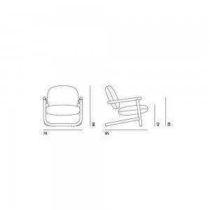 Butaca Strong Special Desalto. Diseño con calidad italiana ideal para salones.