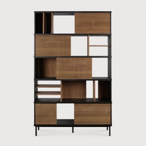 Estantería Oscar de Ethnicraft. Muebles modernos macizos. Estantería de salón.