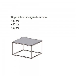 Mesa Auxiliar Helsinki de Desalto. Mesa rincón o lateral diseño italiano.