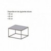 Mesa Auxiliar Helsinki de Desalto. Mesa rincón o lateral diseño italiano.