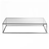 Mesa Centro Helsinki 15 Cristal Desalto. Mesa auxiliar para salón de diseño italiano.