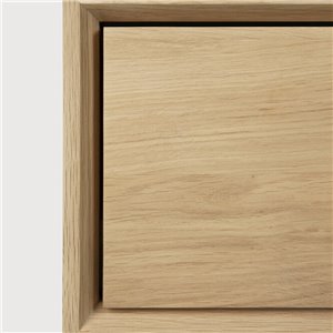 Mesita noche Nordic II suspendida de Ethnicraft. Mobiliario para dormitorio. Mesitas de noche modernas.