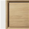 Mesita noche Nordic II suspendida de Ethnicraft. Mobiliario para dormitorio. Mesitas de noche modernas.