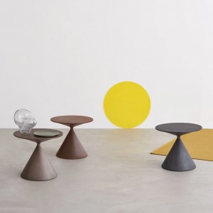 Mesa Auxiliar Mini Clay Cerámica Desalto. Mesa baja de diseño para interiores.