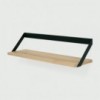 Ribbon 70: Roble aceitado/Metal negro