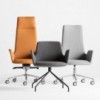 Sillón Altea giratorio fijo Inclass. Sillones giratorios modernos para oficinas.