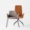 Sillón Altea acero Inclass. Sillones modernos para oficinas y salones.