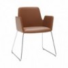 Sillón Altea acero Inclass. Sillones modernos para oficinas y salones.