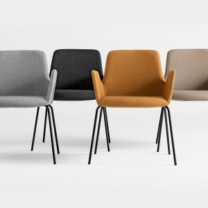 Sillón Altea acero Inclass. Sillones modernos para oficinas y salones.