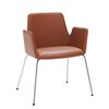 Sillón Altea acero Inclass. Sillones modernos para oficinas y salones.