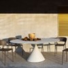 Mesa Clay Cerámica Outdoor Desalto. Mesa de jardín con diseño italiano.