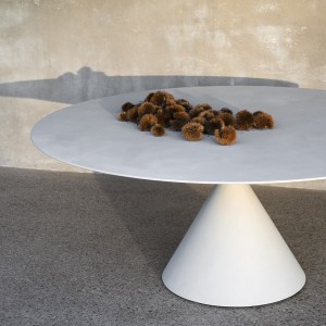 Mesa Clay Cerámica Outdoor Desalto. Mesa de jardín con diseño italiano.