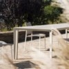 Mesa Skin Outdoor Desalto. Mesas de diseño italiano ideal para jardines.