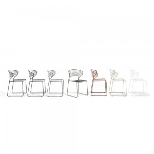 Silla Koki Wire Outdoor Desalto. Silla moderna ideal para jardines o terrazas.