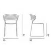 Silla Koki Wire Outdoor Desalto. Silla moderna ideal para jardines o terrazas.