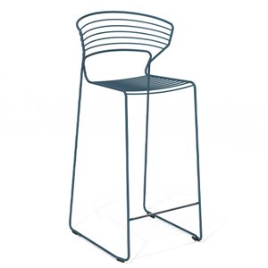 Taburete Koki Wire Outdoor Desalto. Taburete moderno para terraza o bar.