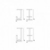 Taburete Strong Desalto para exterior. Diseño italiano de taburetes bar.