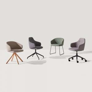 Sillón Binar60 giratorio madera Inclass. Sillones de diseño ideal para interiores.