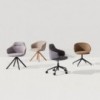 Sillón Binar60 giratorio madera Inclass. Sillones de diseño ideal para interiores.