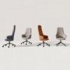 Sillón Binar Executive giratorio Inclass. Sillones de diseño moderno para oficinas.