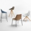 Taburete Dunas XS acero Inclass. Taburetes de diseño ideal para cocina o comedor.