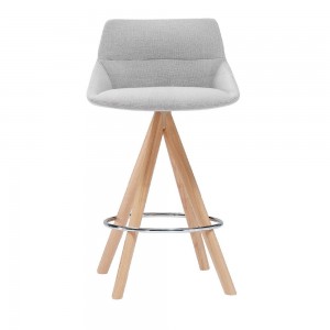 Taburete Dunas XS giratorio madera Inclass. Taburetes de diseño ideal para salón.