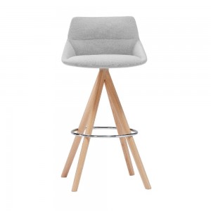 Taburete Dunas XS giratorio madera Inclass. Taburetes de diseño ideal para salón.